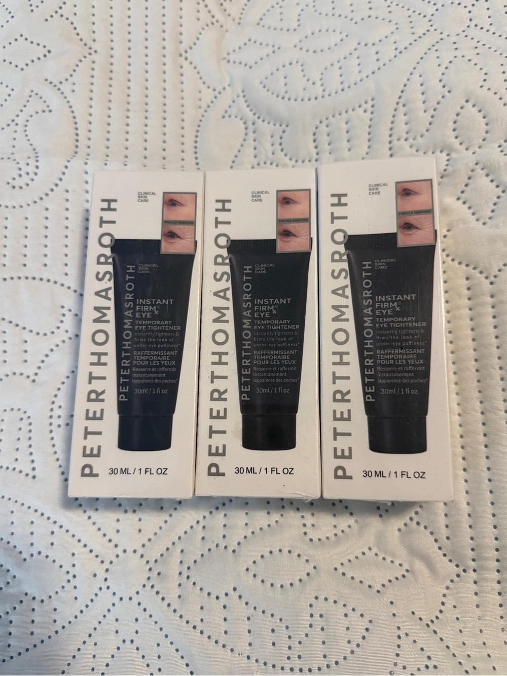 3 Peter Thomas Roth Instant FIRMx Eye Tightening Treatment - 1oz 30ml sealed NEW